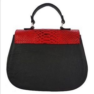 Gimoni Chloe Red Python Bag